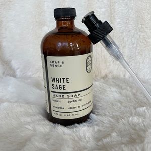 Home and body SOAP &SENSE hand soap with dispenser NEW